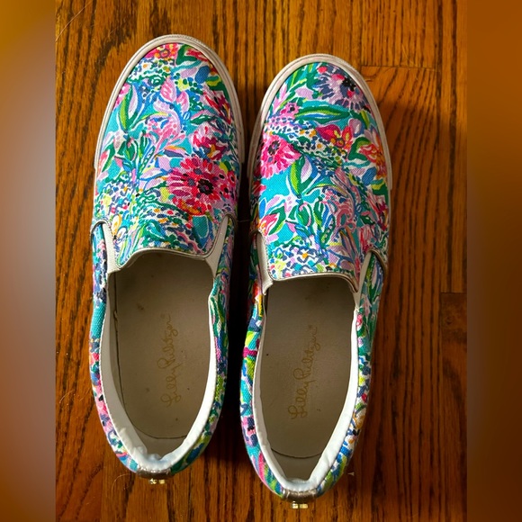 Lilly Pulitzer slip on sneakers - Picture 1 of 3